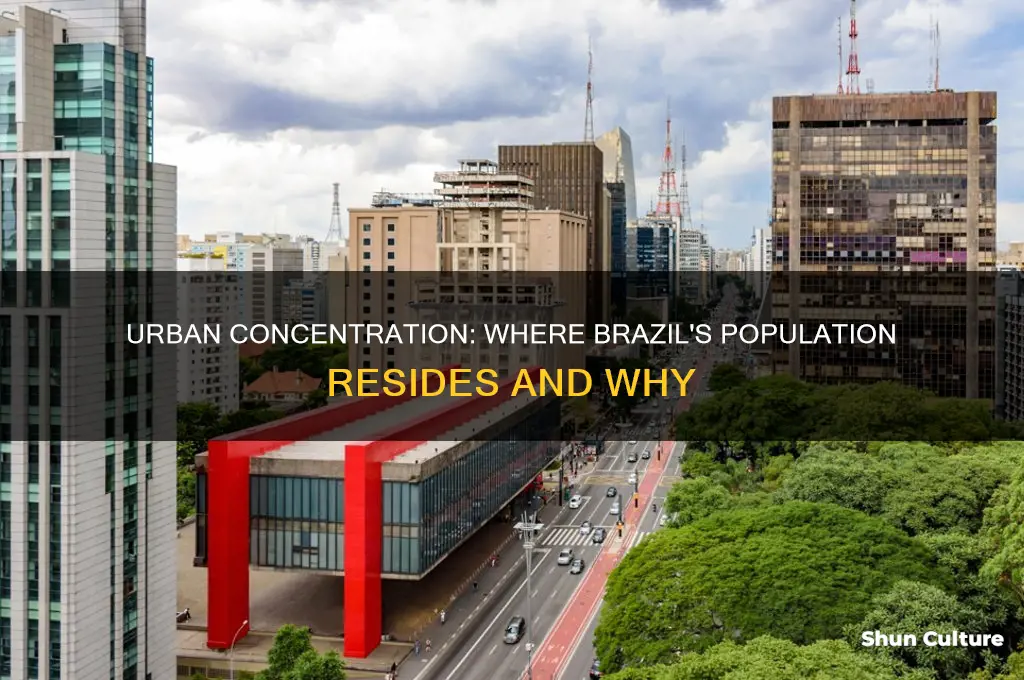 where do most people in brazil live