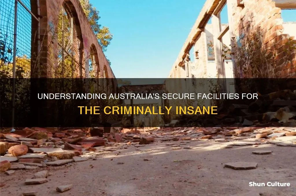 where do the criminally insane go in australia