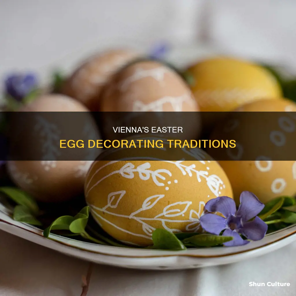 where do they make decorated easter eggs in vienna austria