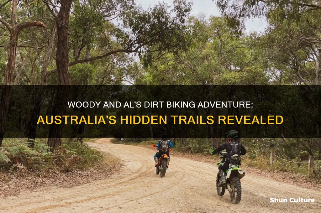 where do woody and al go dirt biking in australia