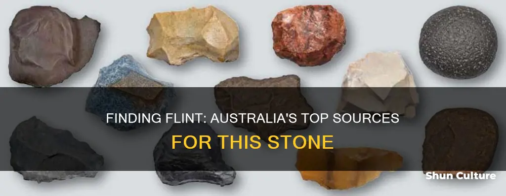 where do you find flint in australia