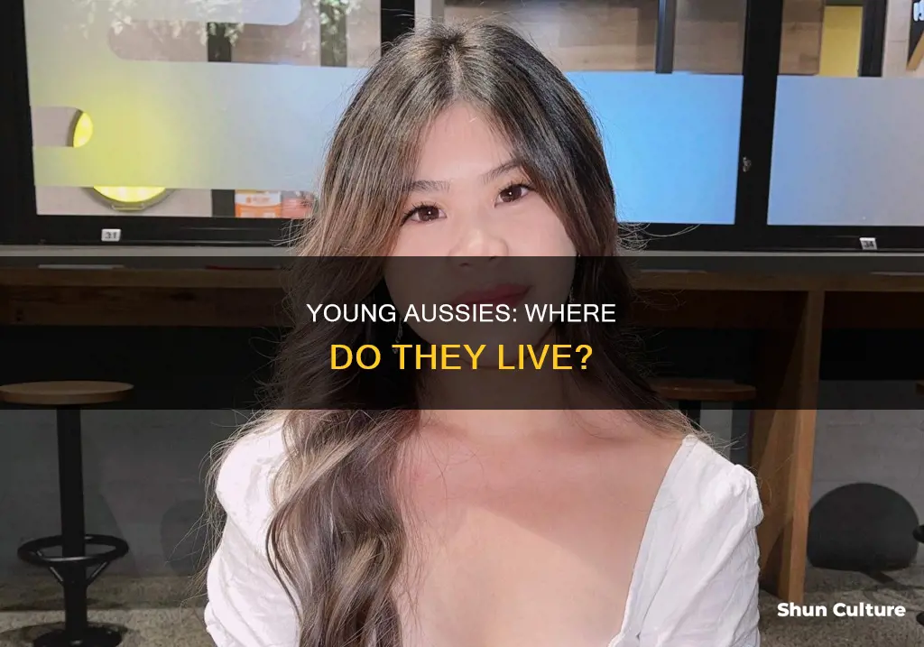 where do young people live in australia