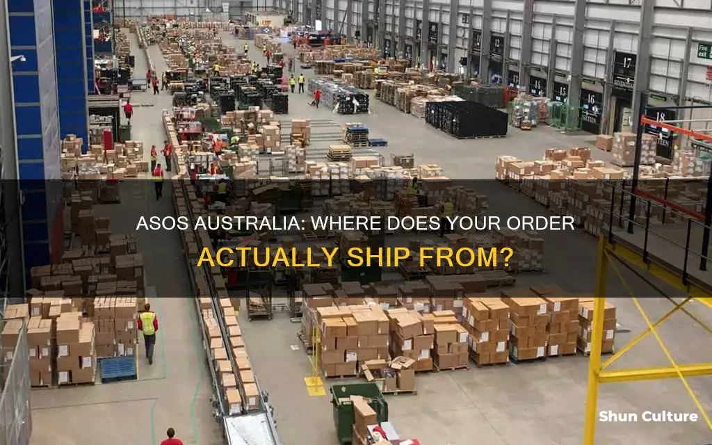where does asos australia ship from