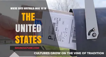 Where Does Australia's Mail Go in the United States?