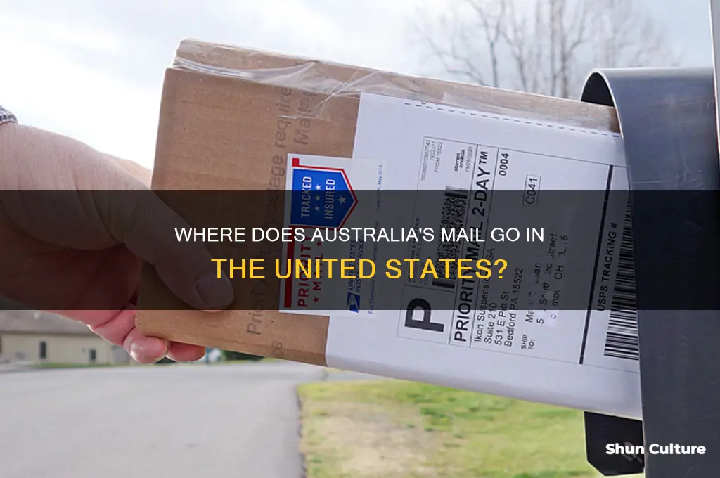 where does australia mail go in the united states