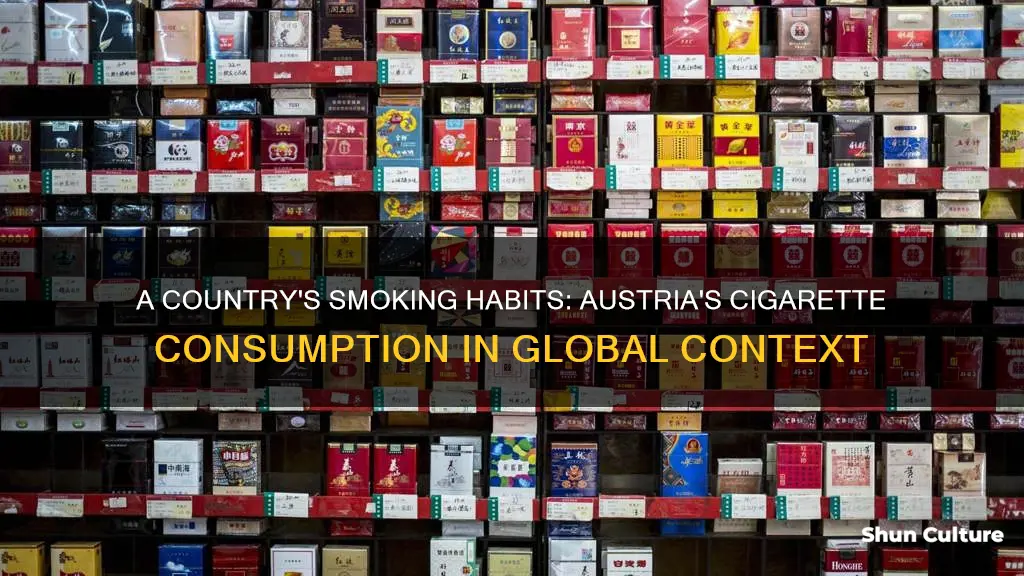 where does austria rank in the world by cigarette consumption