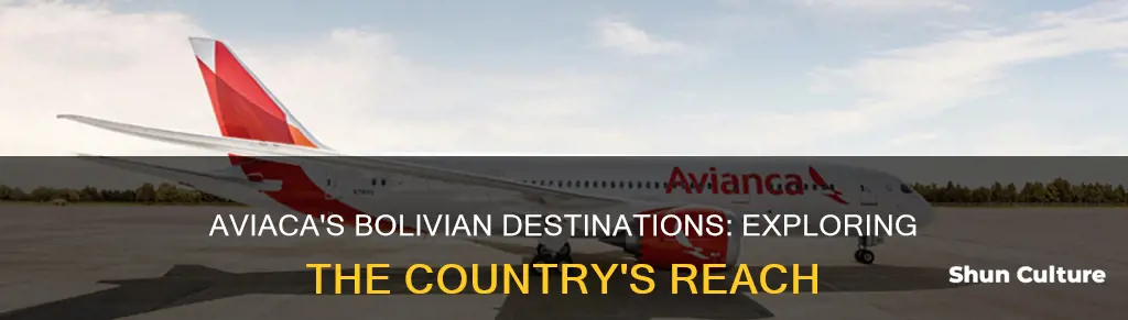 where does avianca fly in bolivia