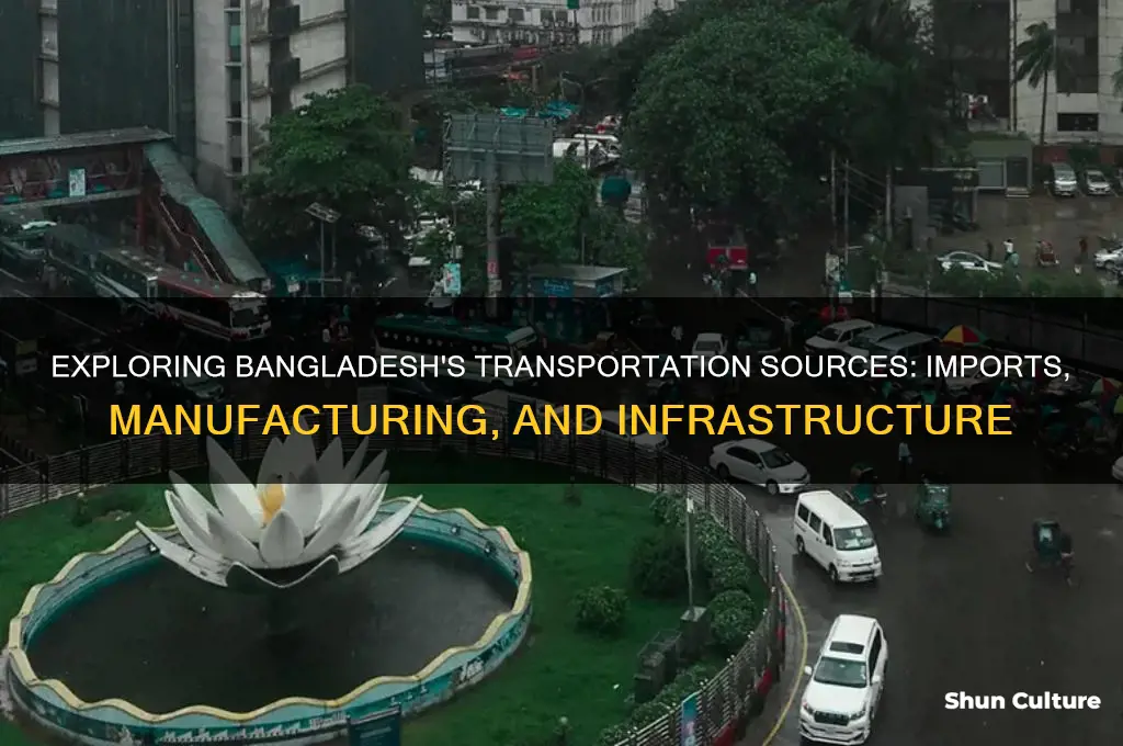 where does bangladesh get thier trasportation