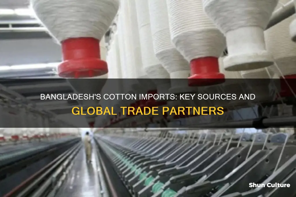 where does bangladesh import cotton from