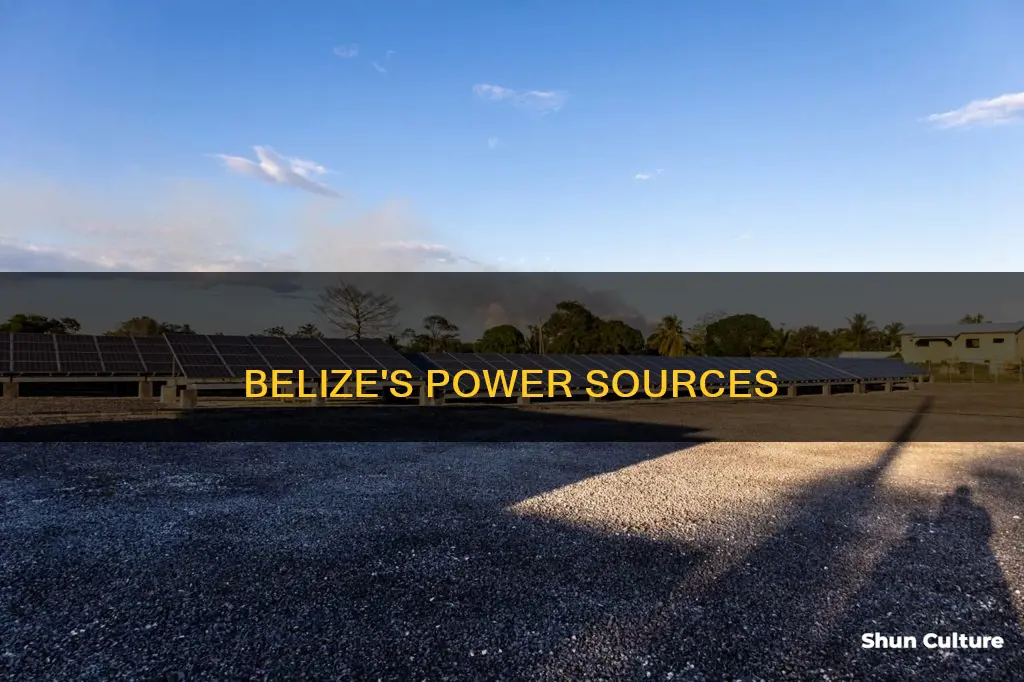 where does belize get its electricity