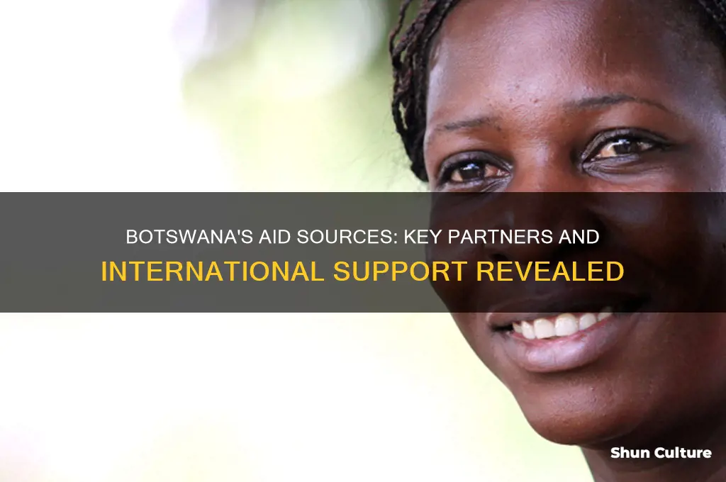 where does botswana get aid from