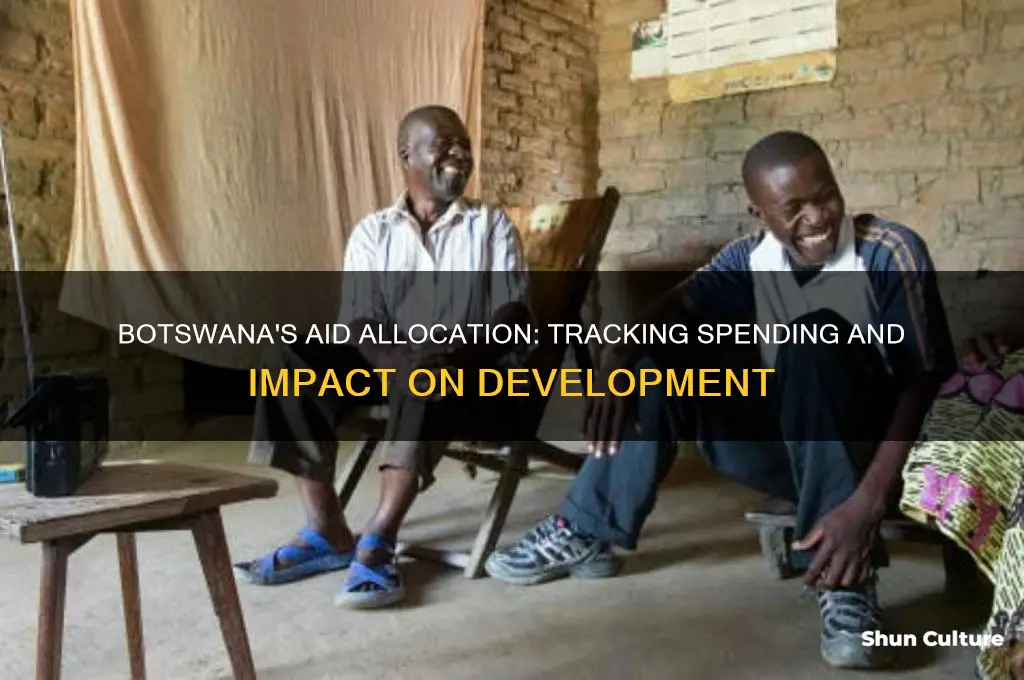 where does botswana spend aid money