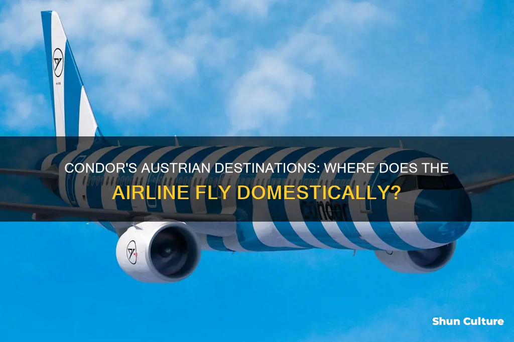 where does condor fly in austria