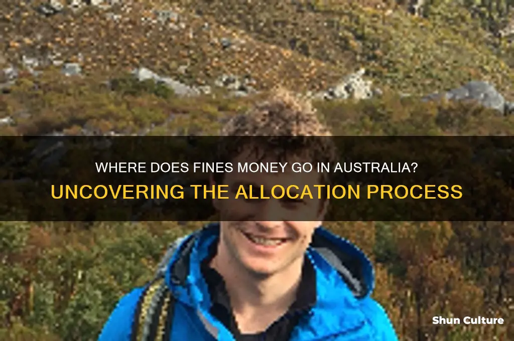 where does fines money go australia