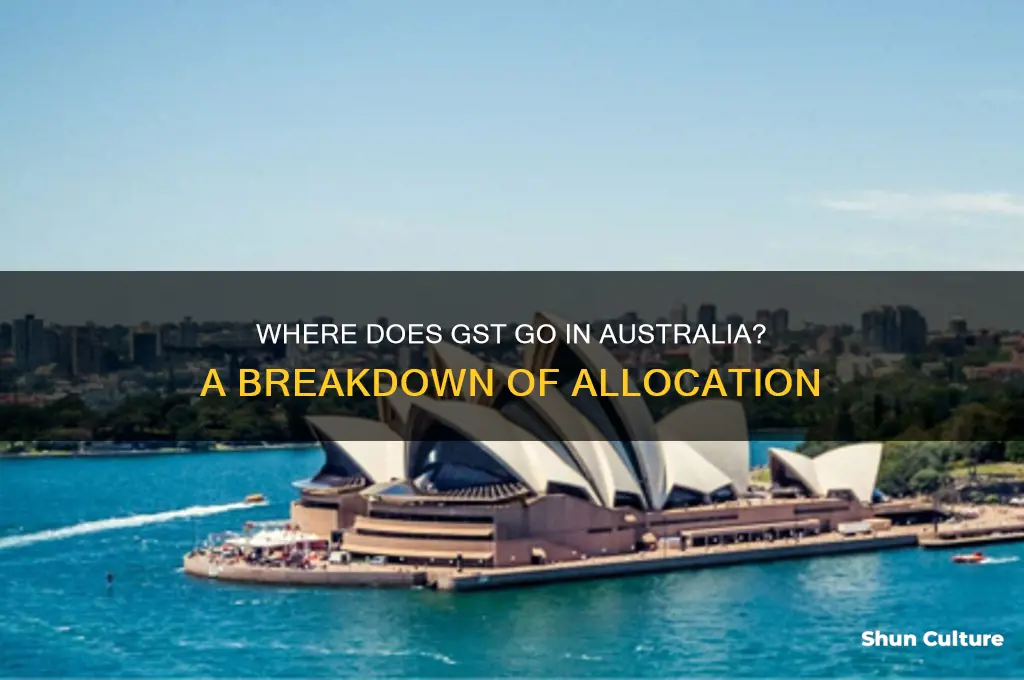 where does gst go in australia