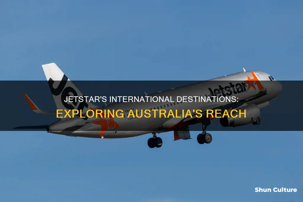 where does jetstar fly to from australia