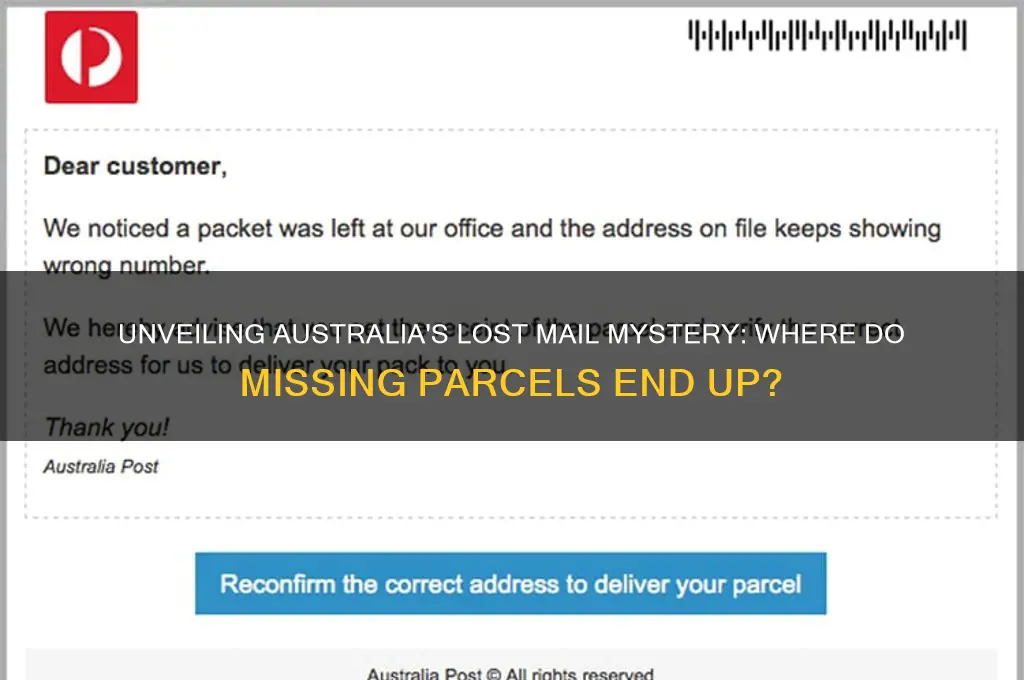 where does lost mail go australia