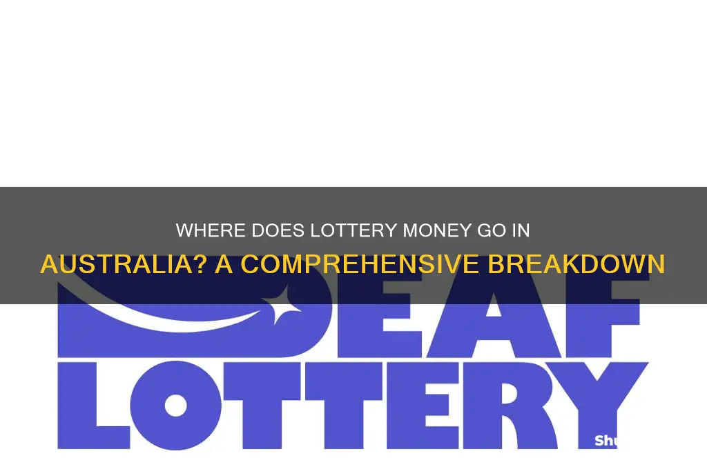 where does lottery money go australia