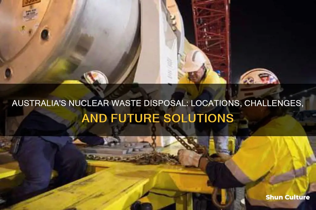 where does nuclear waste go in australia