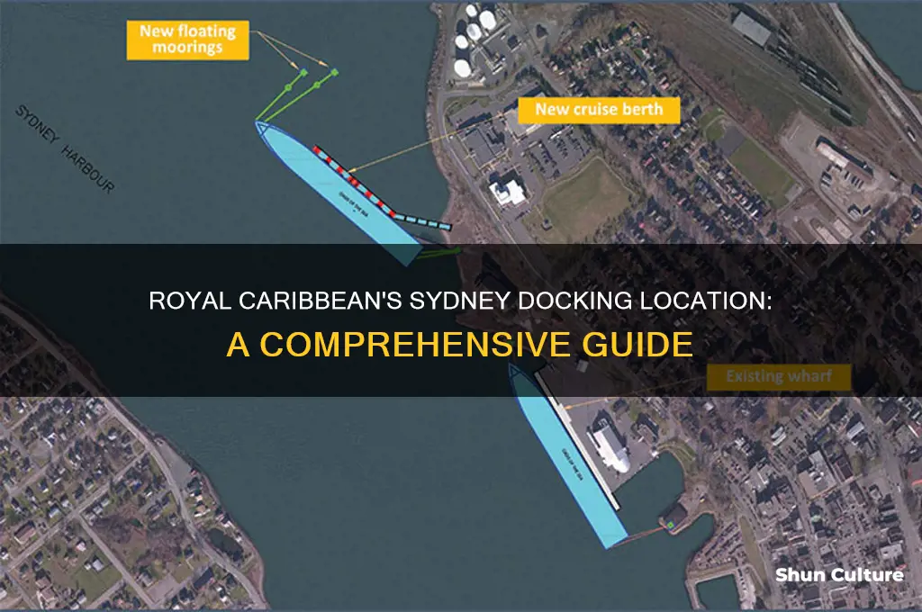 where does royal caribbean dock in sydney australia
