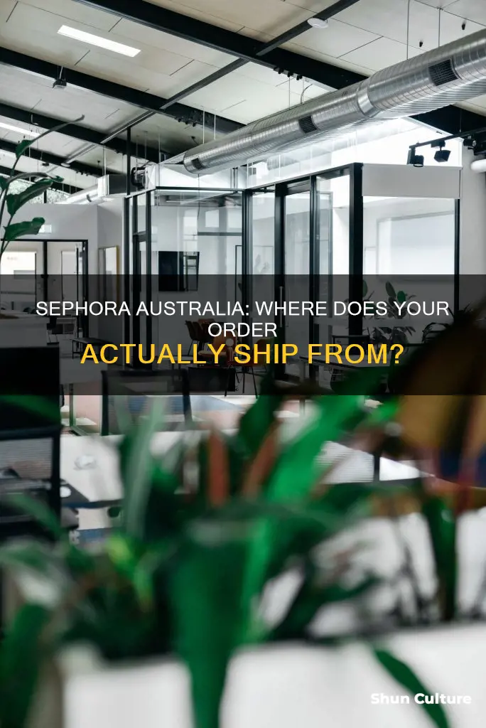 where does sephora australia ship from