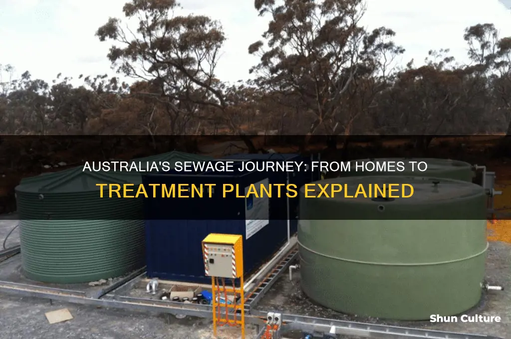 where does sewage go in australia