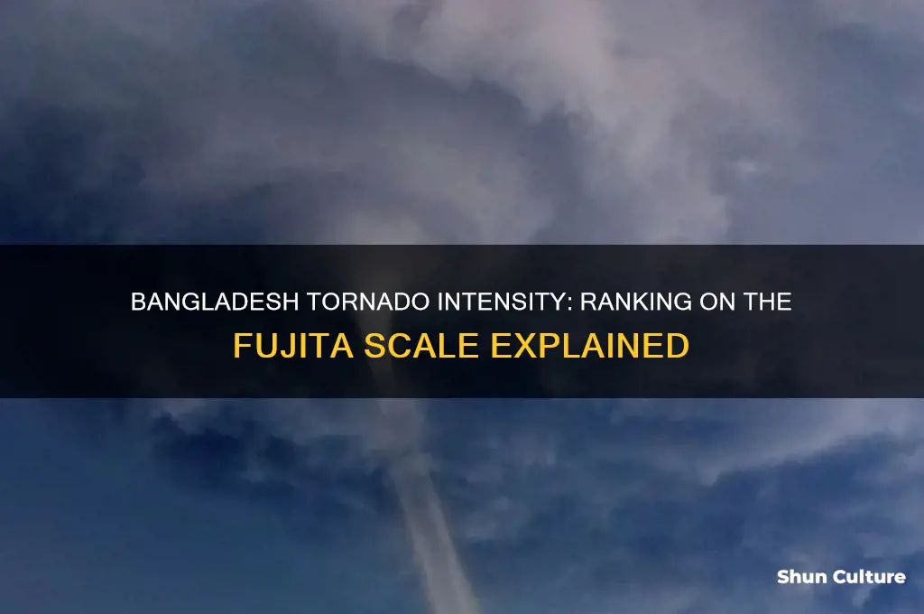 where does the bangladesh tornado rank on the fujita scale