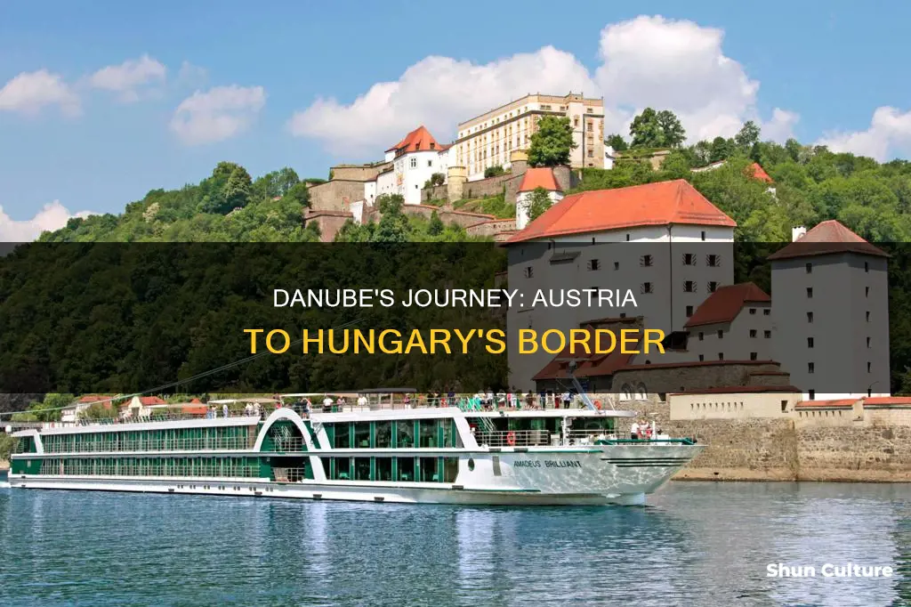 where does the danube go in austria and hungary