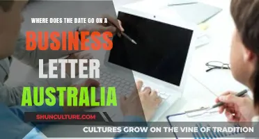 Proper Date Placement in Australian Business Letters: A Quick Guide