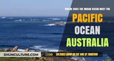 The Indian and Pacific Oceans Merge at Australia