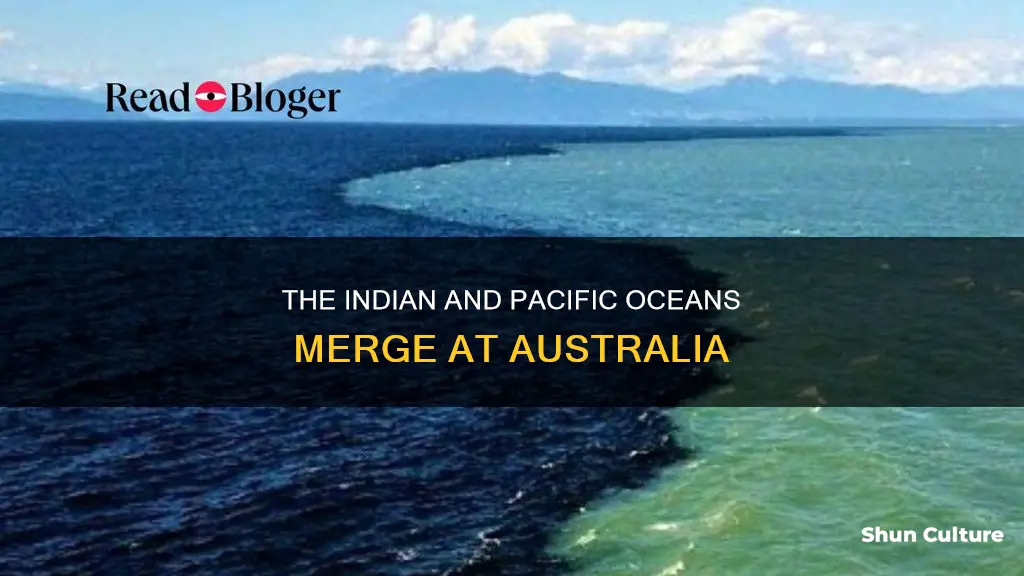 where does the indian ocean meet the pacific ocean australia