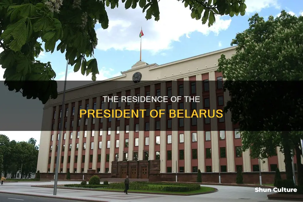 where does the president of belarus live