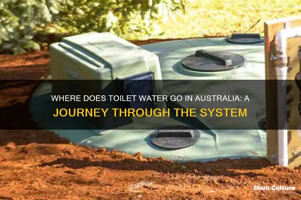 where does toilet water go australia