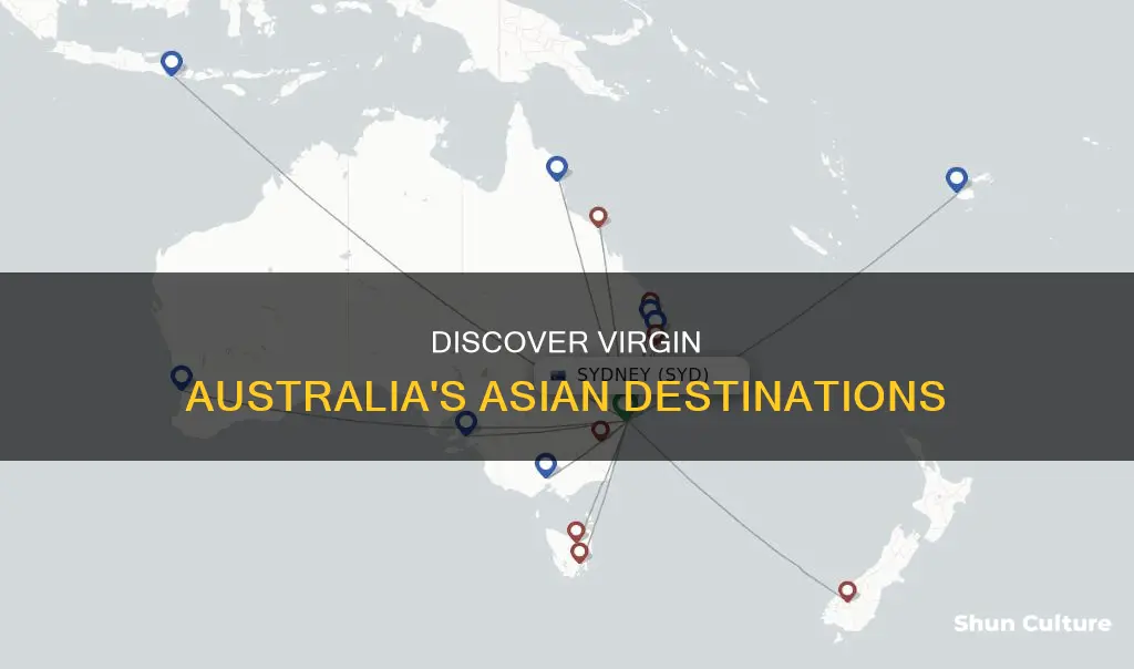 where does virgin australia fly in asia