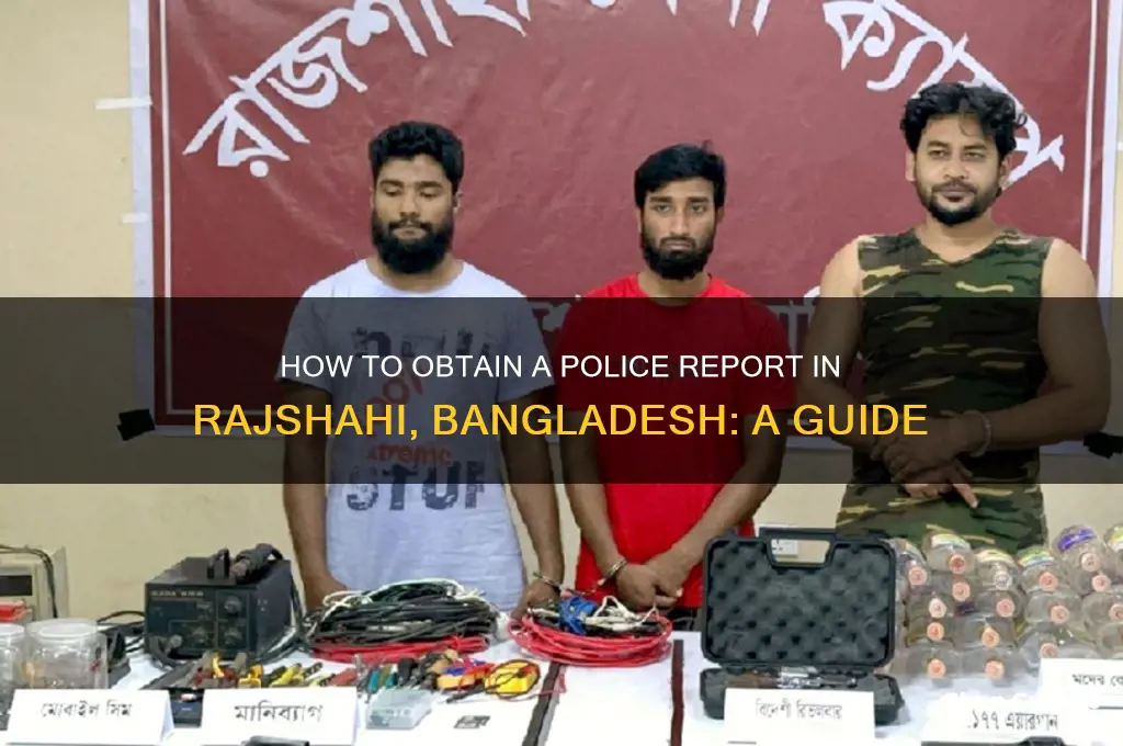 where I get police repote from rajshahi bangladesh