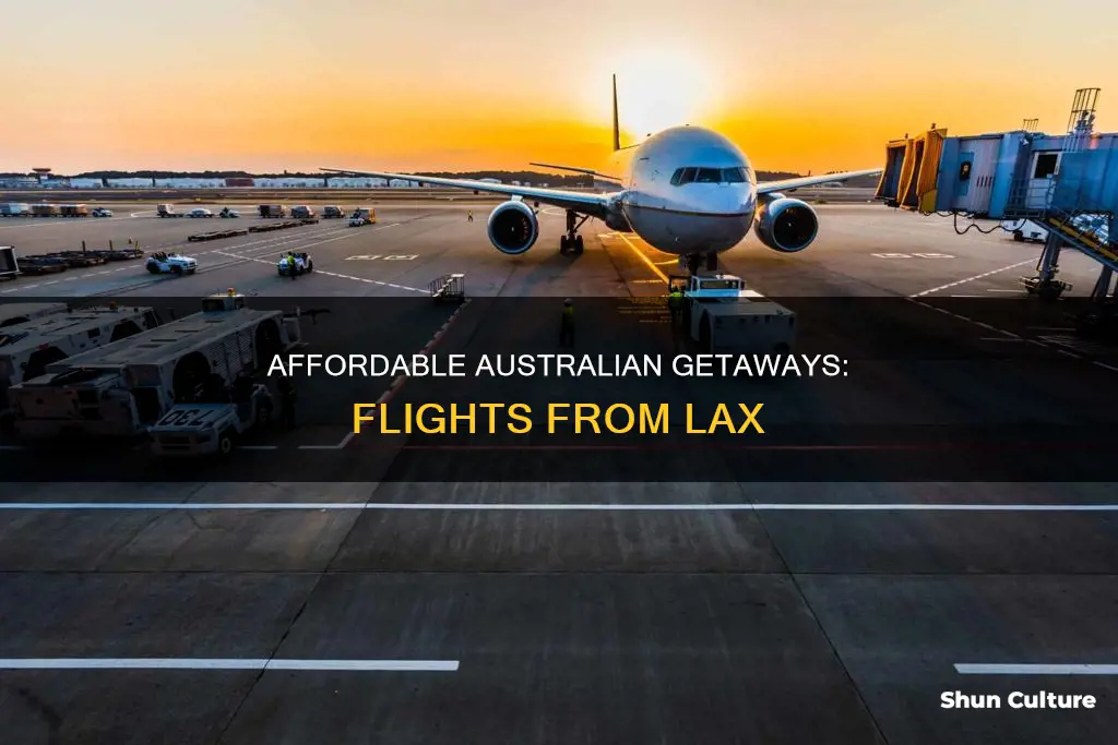 where in australia cheap to fly to from lax
