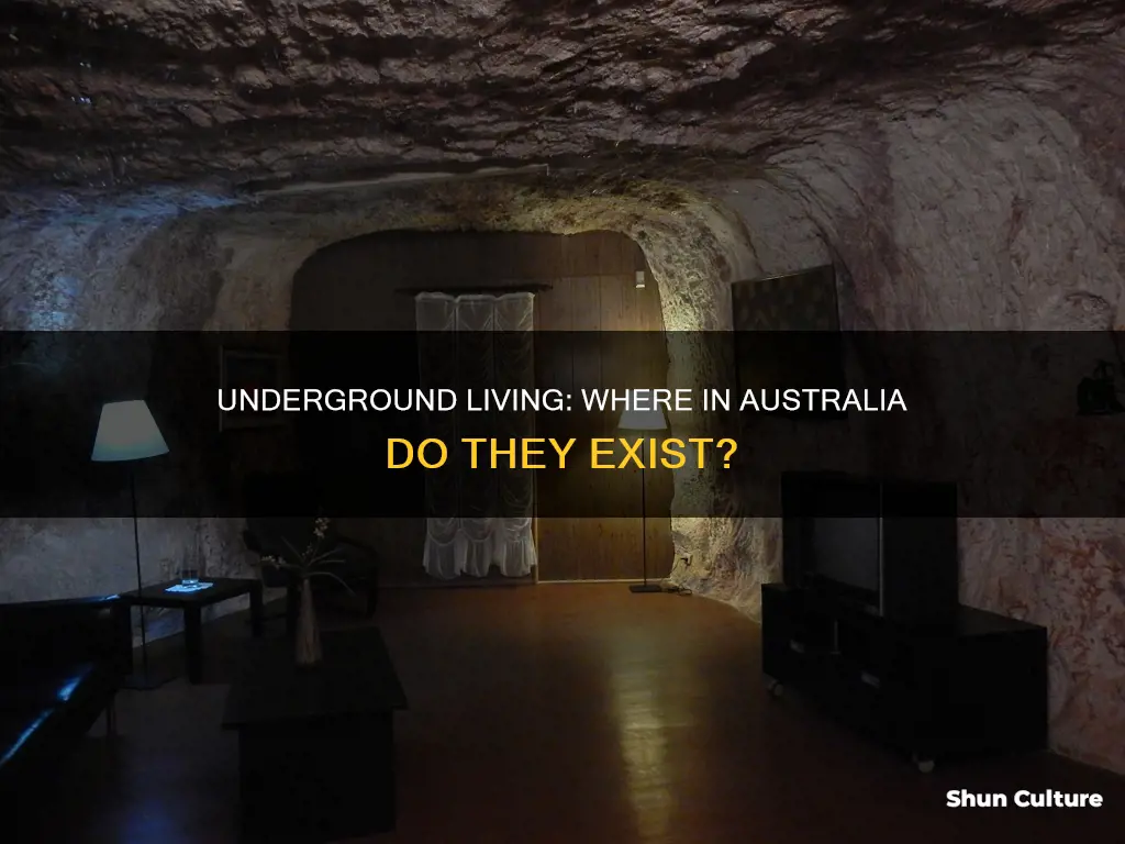 where in australia do people live underground