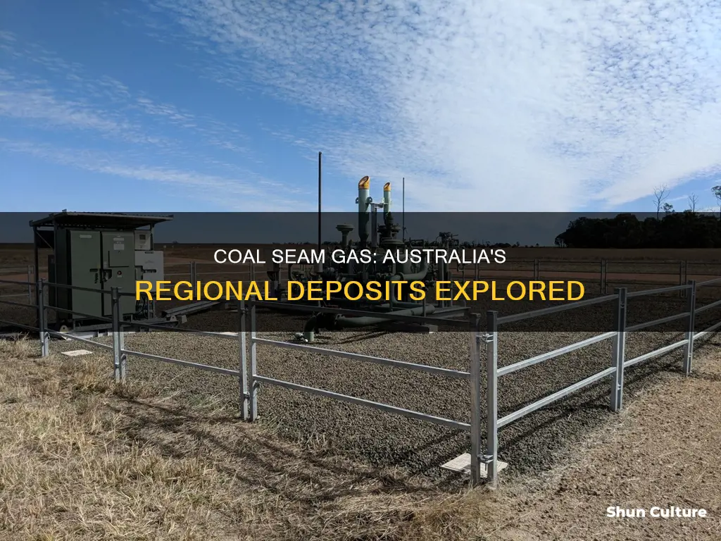 where in australia is coal seam gas found