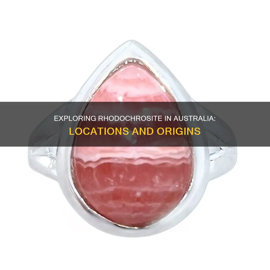 where in australia is rhodochrosite found