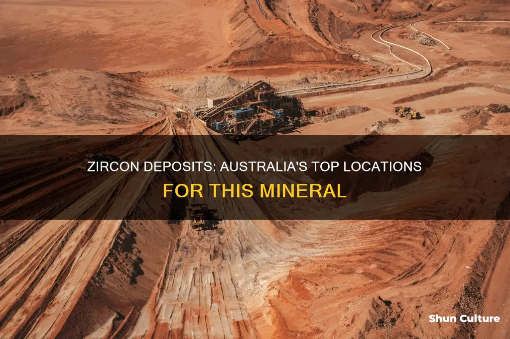 where in australia is zircon found