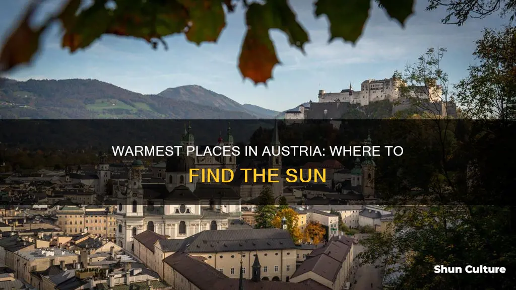 where in austria is the warmest