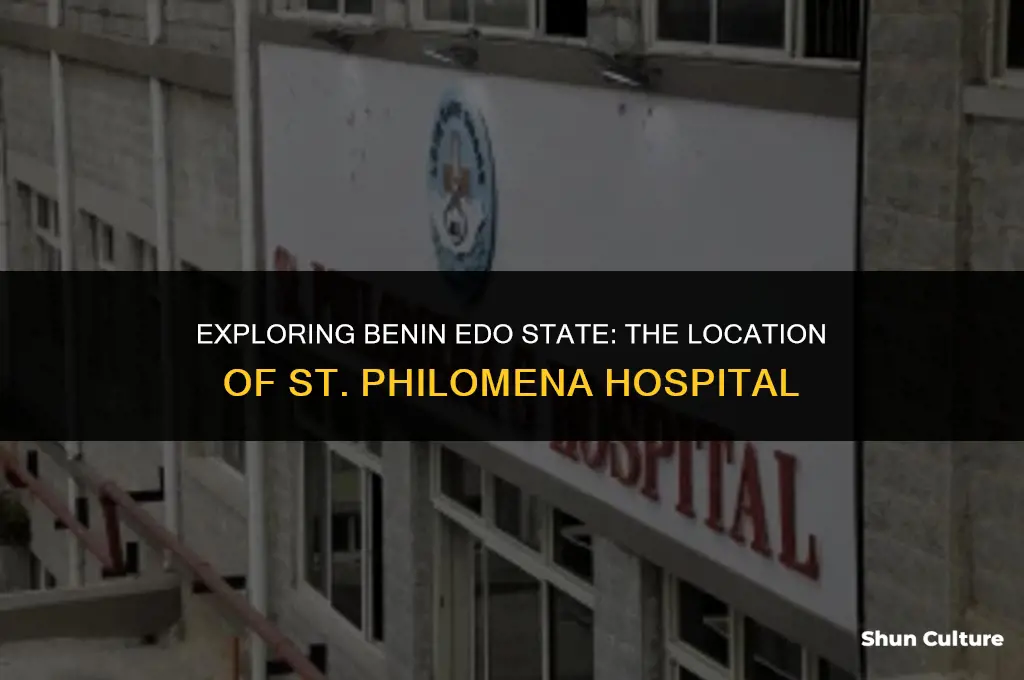 where in benin edo state is st philomena hospital located