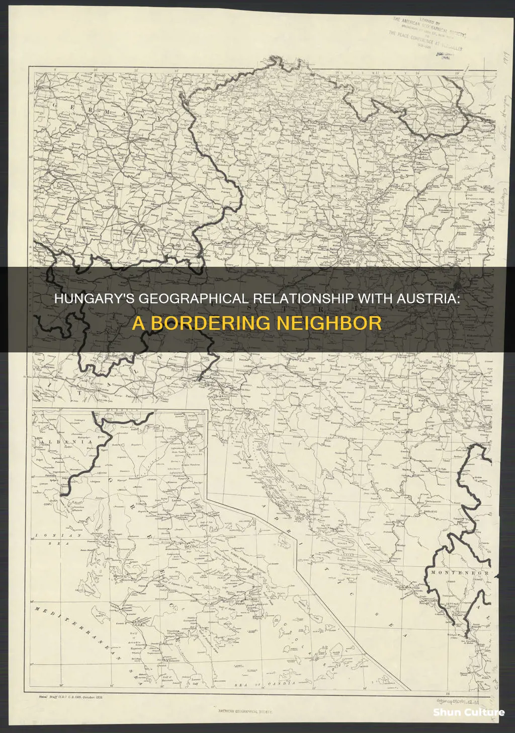 where in hungary in regards to austria