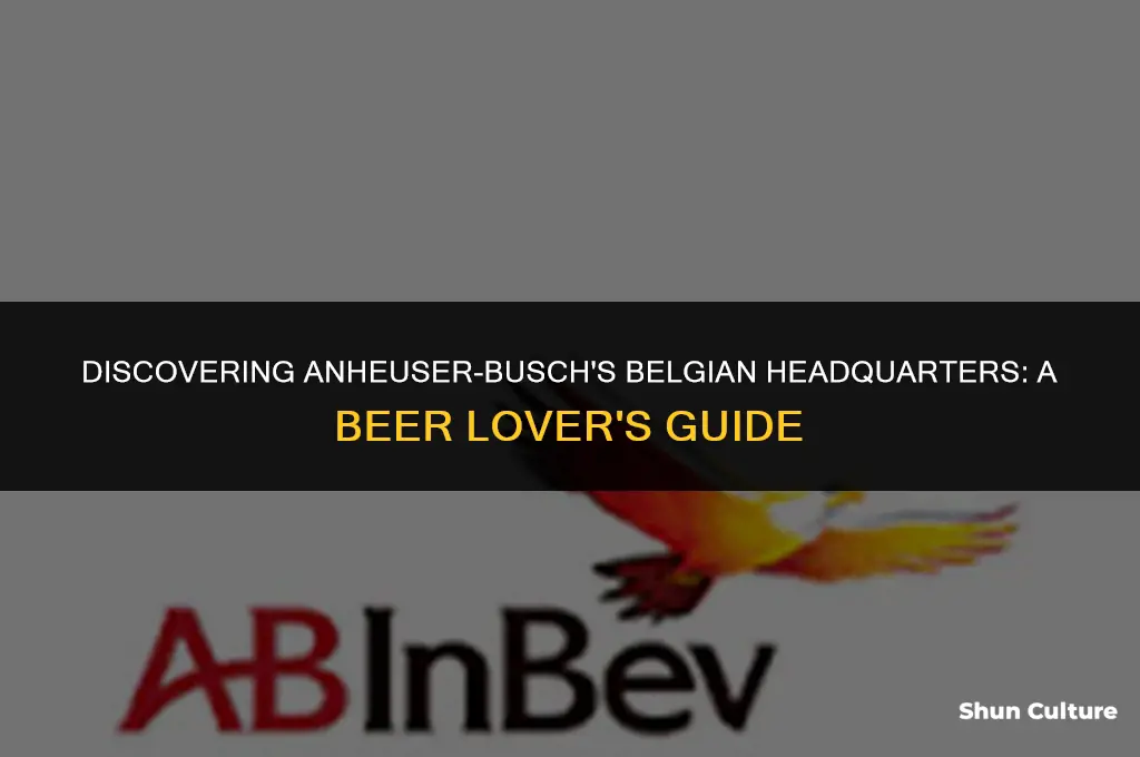 where is anheuser-busch headquarters in belgium