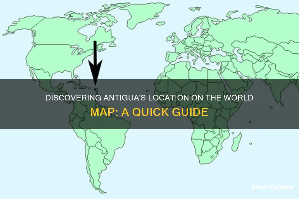where is antigua in world map