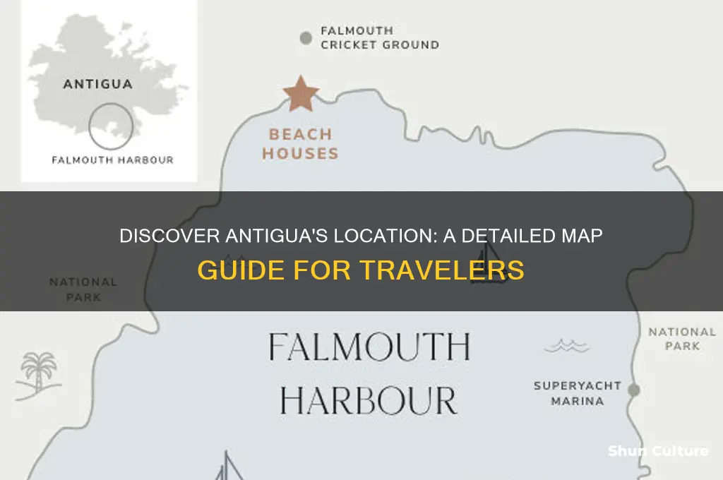 where is antigua map