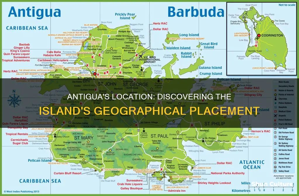 where is antigua on a map