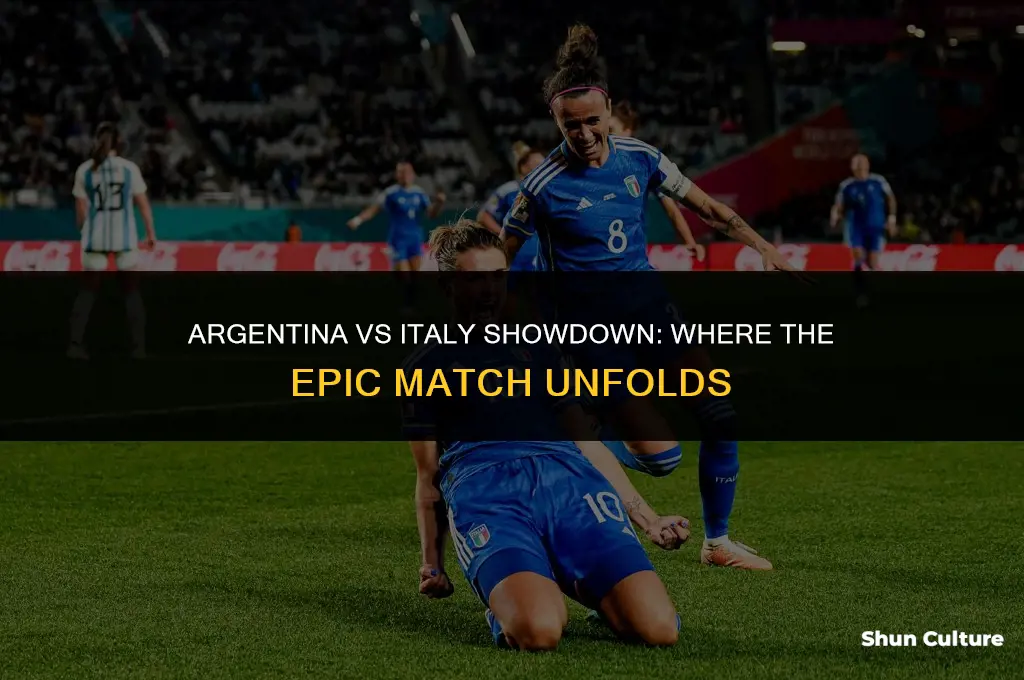 where is argentina vs italy playing