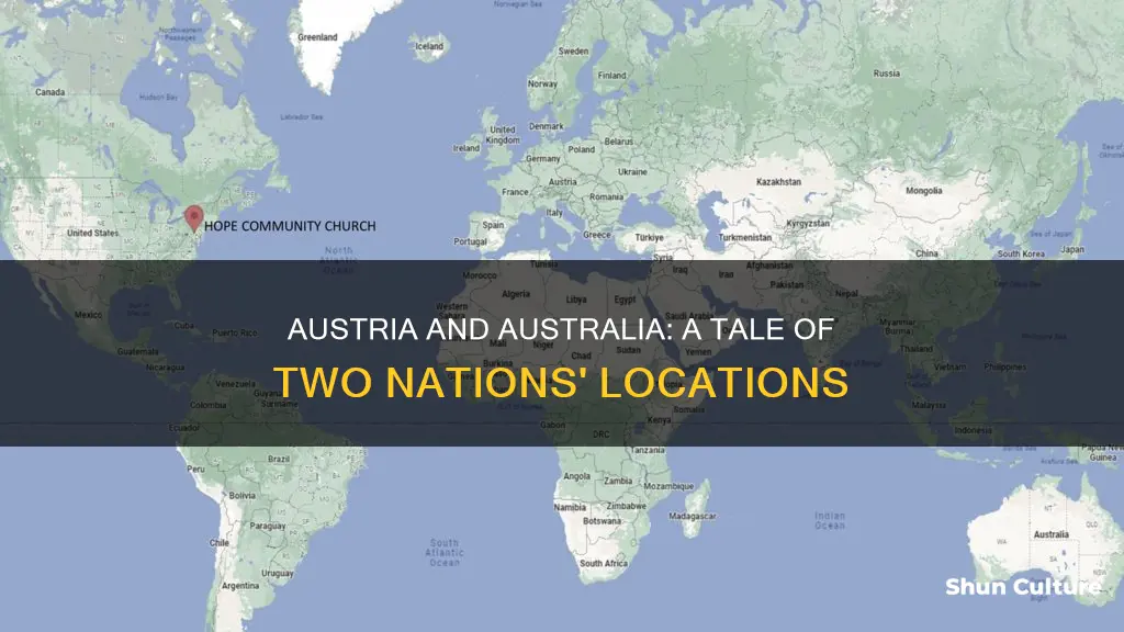 where is austria and australia