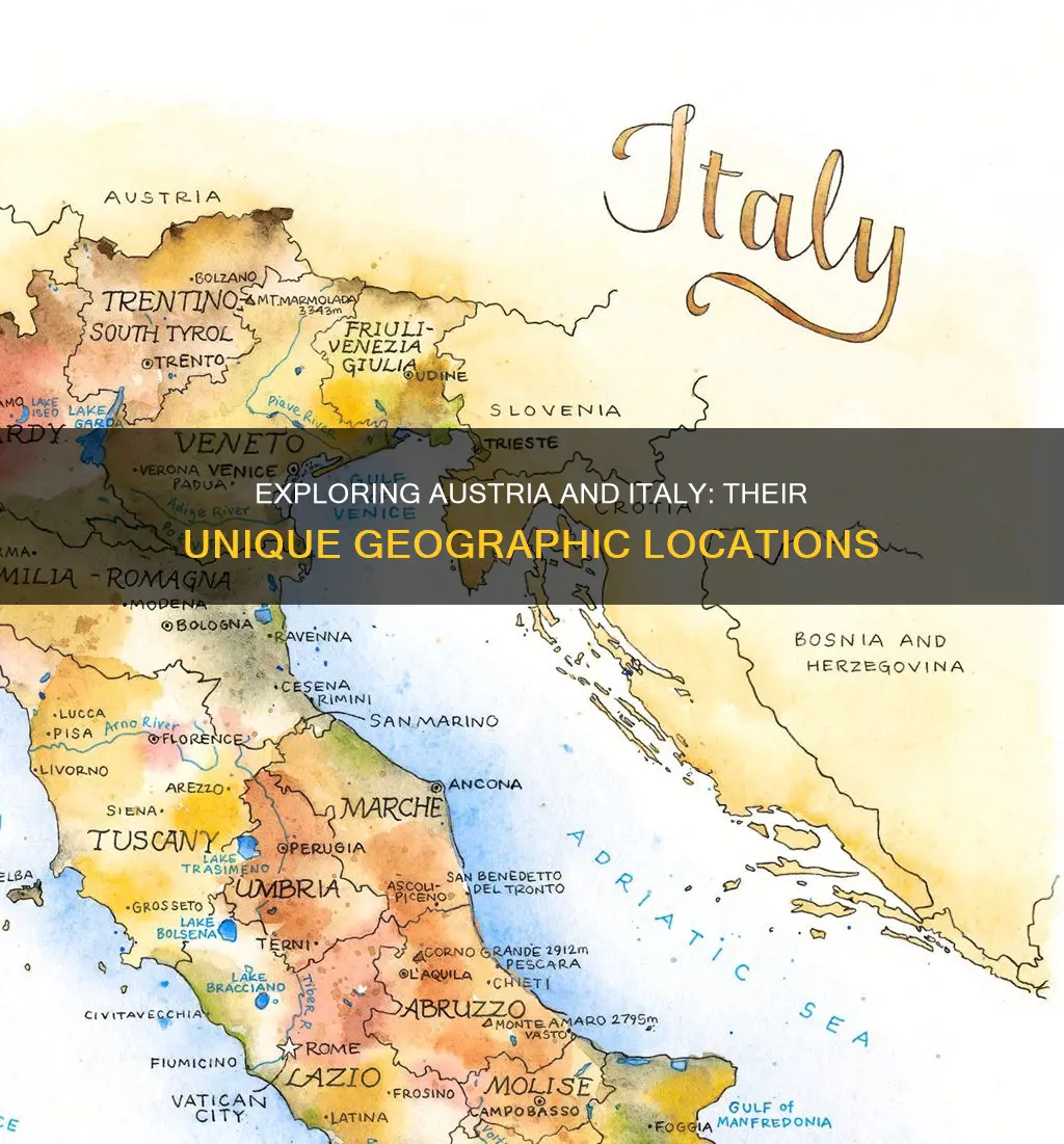 where is austria and italy